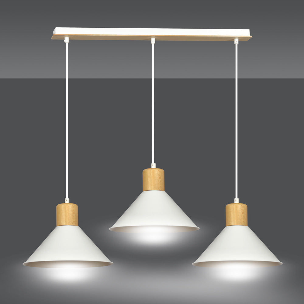 Emibig Rowen 3 White Pendant