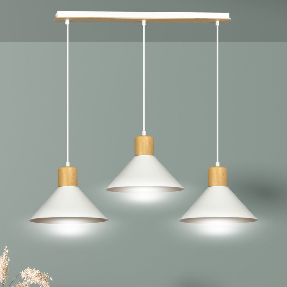 Emibig Rowen 3 White Pendant