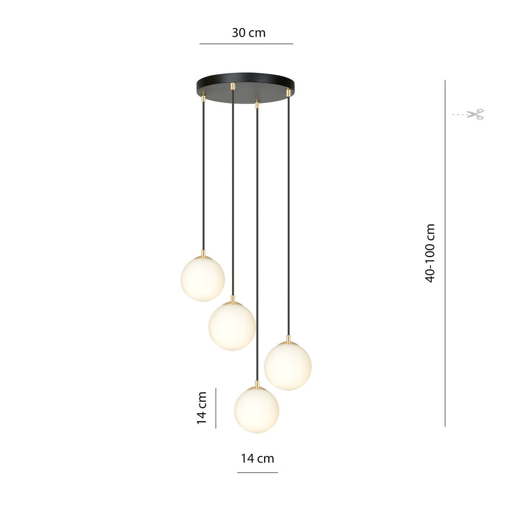 Emibig Royal 4 Pendant Black/White