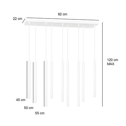 Emibig Selter 9 Pendant White