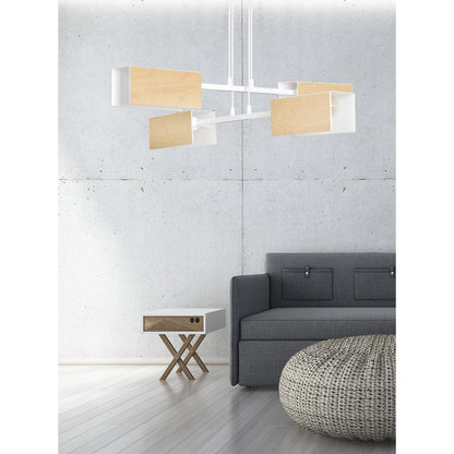 Emibig Zaper 4 White Pendant