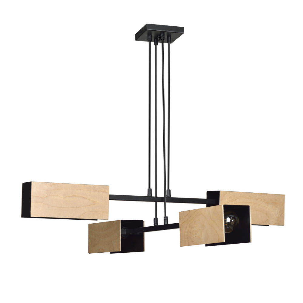 Emibig Zaper 4 Black Pendant