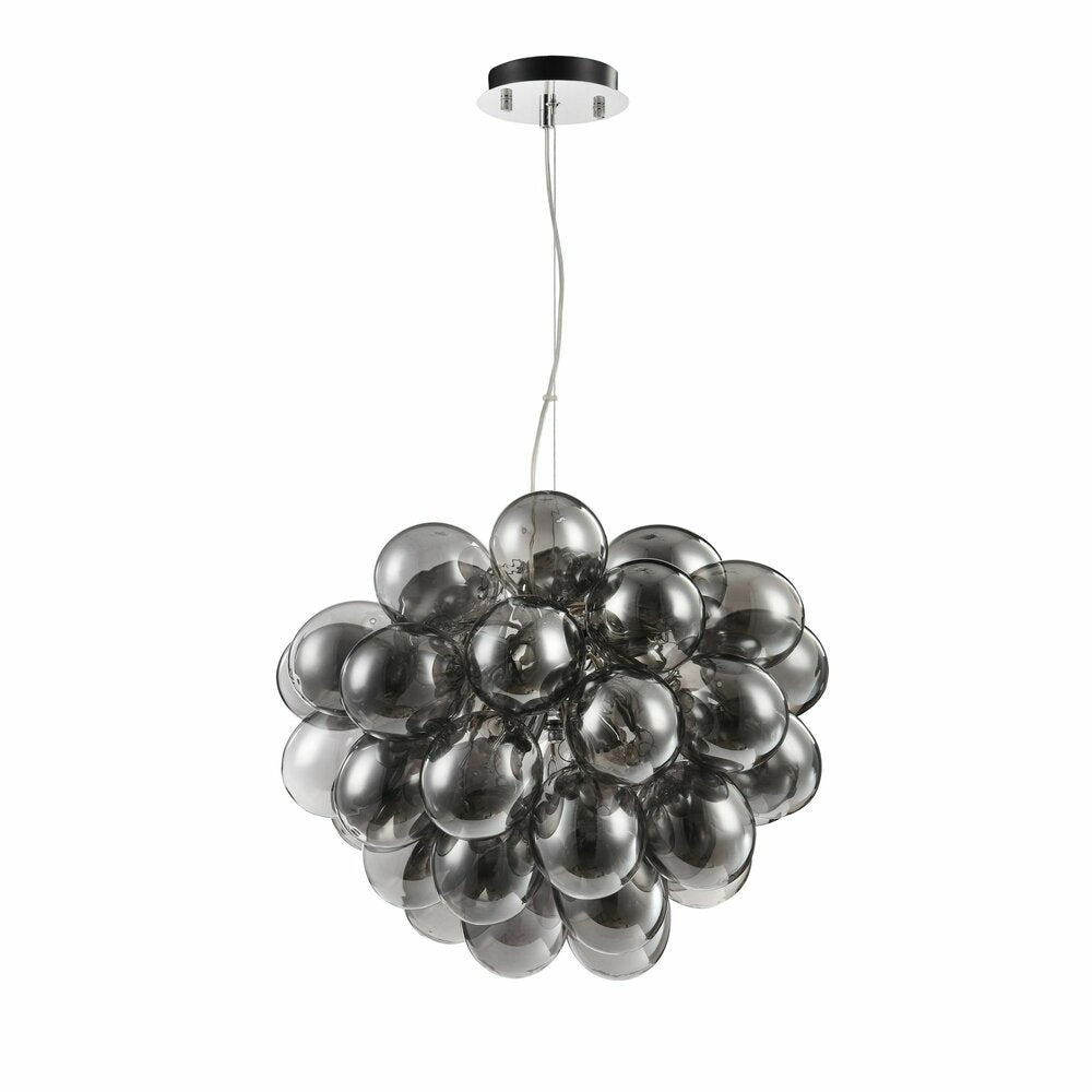 Maytoni Balbo Nickel/Grey Pendant Light 8 Bulbs