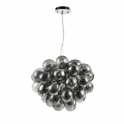 Maytoni Balbo Nickel/Grey Pendant Light 8 Bulbs