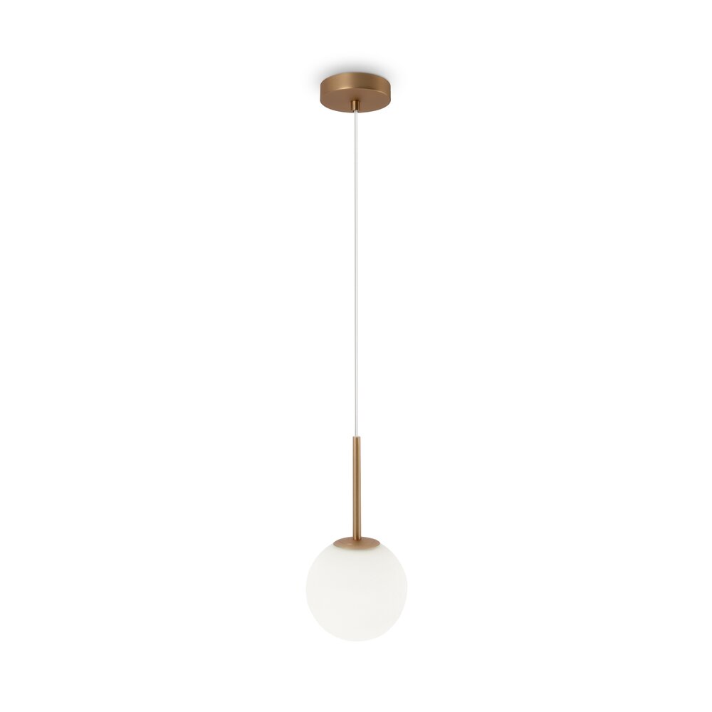 Пендел Maytoni Basic, златист/бял, 1 лампа, 21 x 30 см