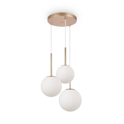Pendant Maytoni Basic Gold/White 3 Bulbs MOD321PL03G1