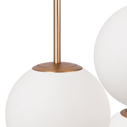 Pendant Maytoni Basic Gold/White 3 Bulbs MOD321PL03G1