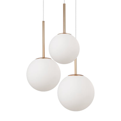 Pendant Maytoni Basic Gold/White 3 Bulbs MOD321PL03G1