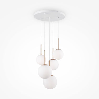 Pendant Maytoni Basic Gold/White 5 Bulbs MOD321PL05G