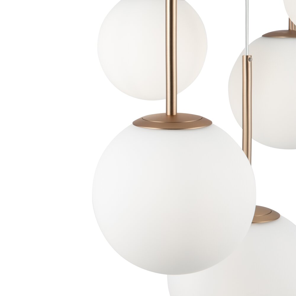 Pendant Maytoni Basic Gold/White 5 Bulbs MOD321PL05G