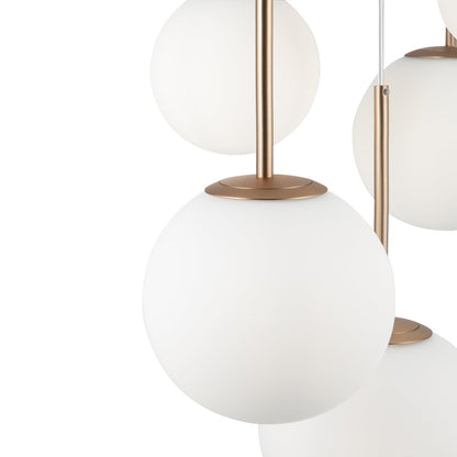 Pendant Maytoni Basic Gold/White 5 Bulbs MOD321PL05G