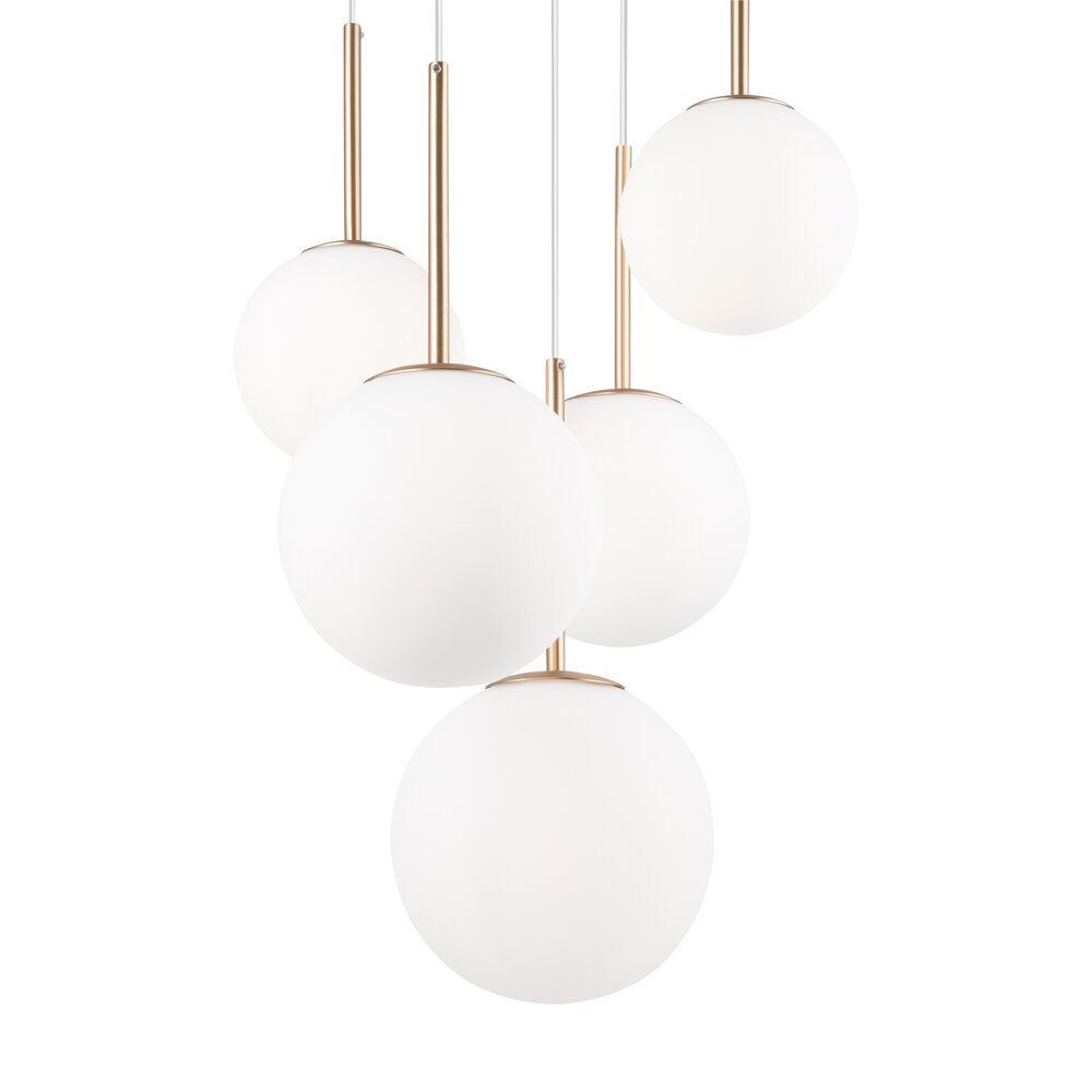 Pendant Maytoni Basic Gold/White 5 Bulbs MOD321PL05G