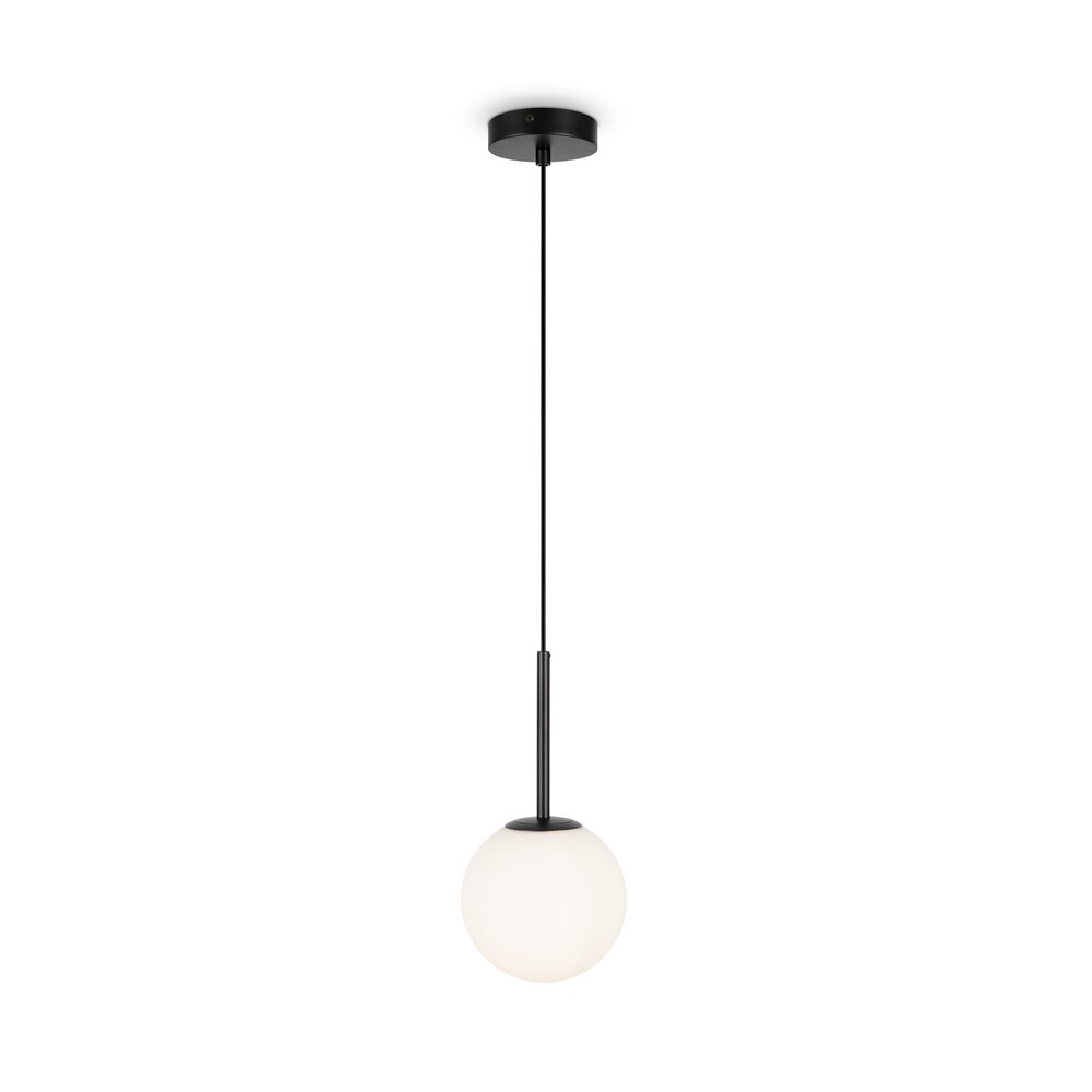 Светилник Maytoni Basic форма черен/бял 1 крушка 30 x 21.5 см