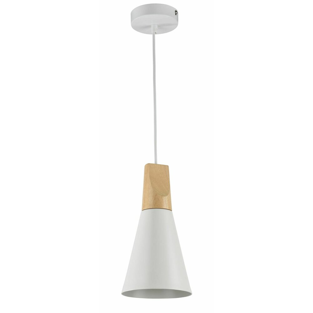 Maytoni Bicones White/White 1 Bulb Pendant 21.5 x 27 cm