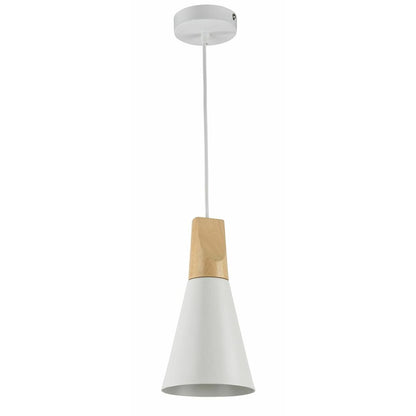 Maytoni Bicones White/White 1 Bulb Pendant 21.5 x 27 cm