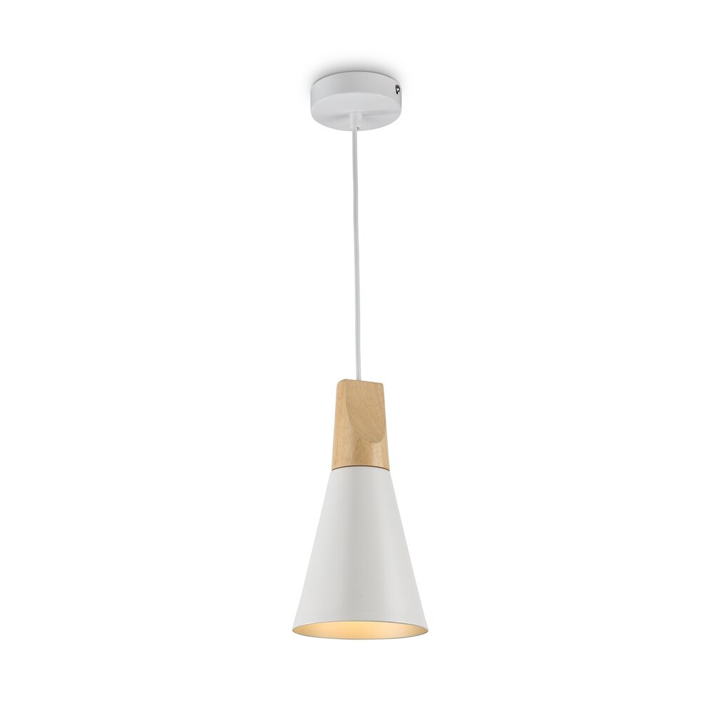 Maytoni Bicones White/White 1 Bulb Pendant 21.5 x 27 cm