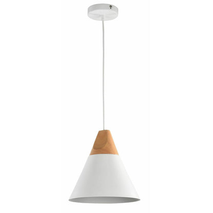 Maytoni Bicones White/White 1 Bulb Pendant 22.5 x 29.5 cm