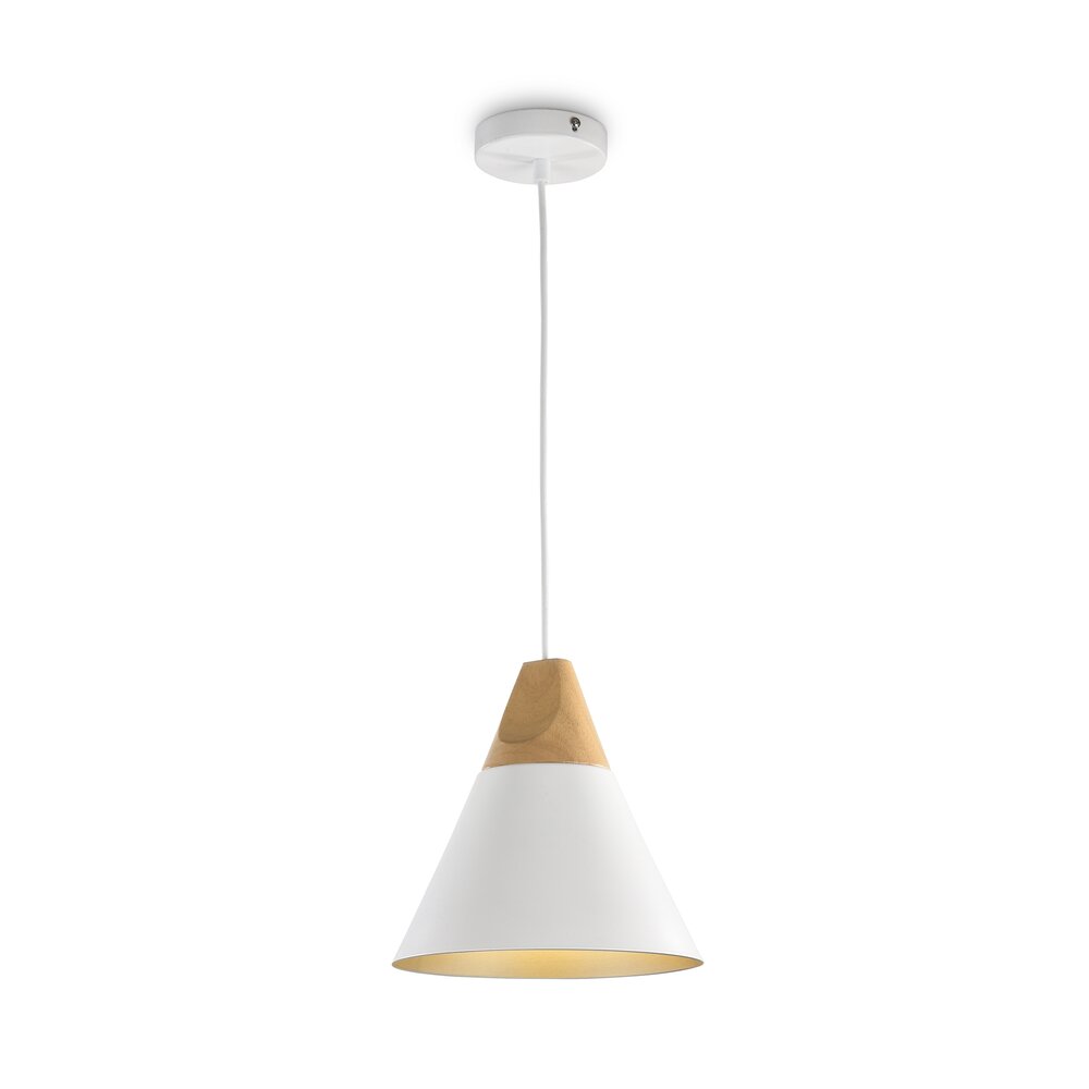 Maytoni Bicones White/White 1 Bulb Pendant 22.5 x 29.5 cm