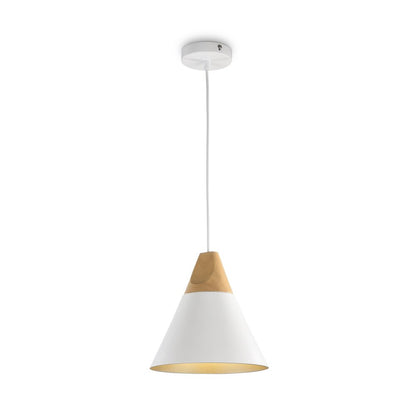 Maytoni Bicones White/White 1 Bulb Pendant 22.5 x 29.5 cm