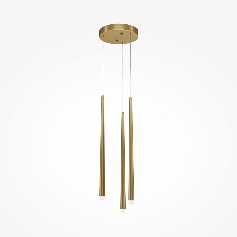 Люстра Maytoni Cascade медна LED x 3