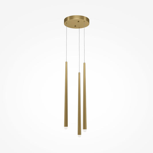 Люстра Maytoni Cascade медна LED x 3