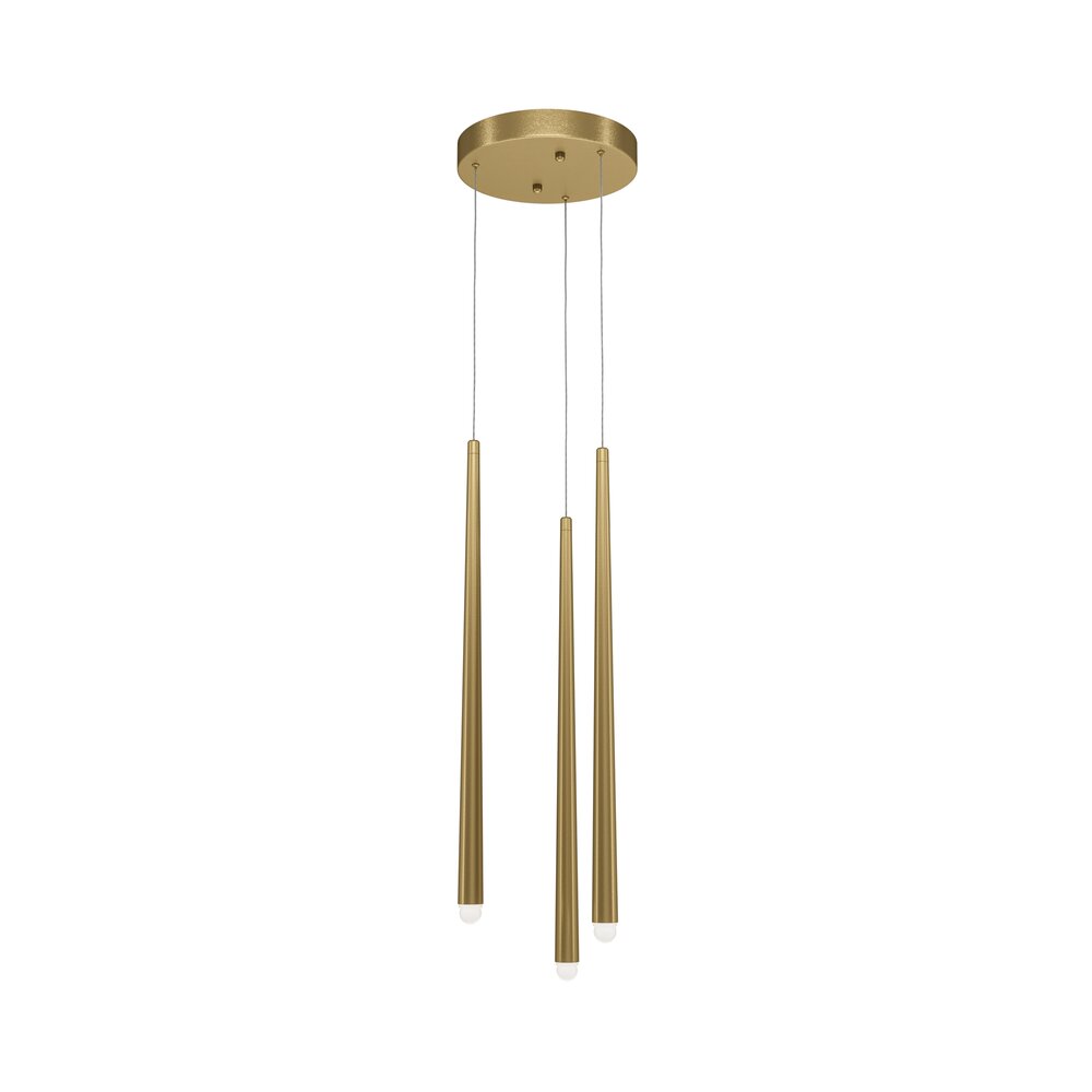Люстра Maytoni Cascade медна LED x 3