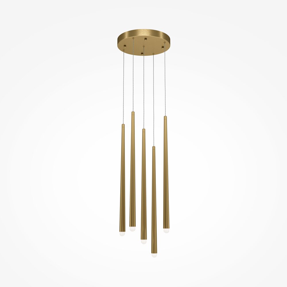 Люстра Maytoni Cascade месинг LED x 5