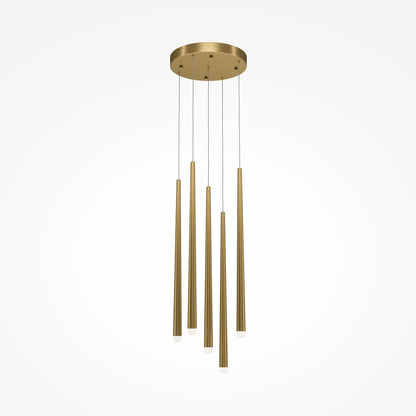 Люстра Maytoni Cascade месинг LED x 5