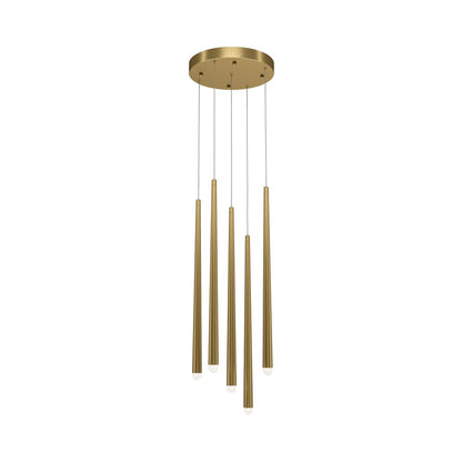 Люстра Maytoni Cascade месинг LED x 5