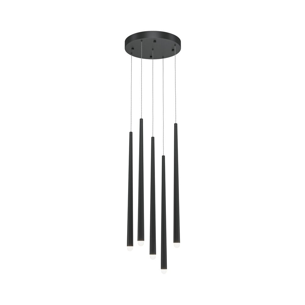 Люстра Maytoni Cascade черна LED x 5