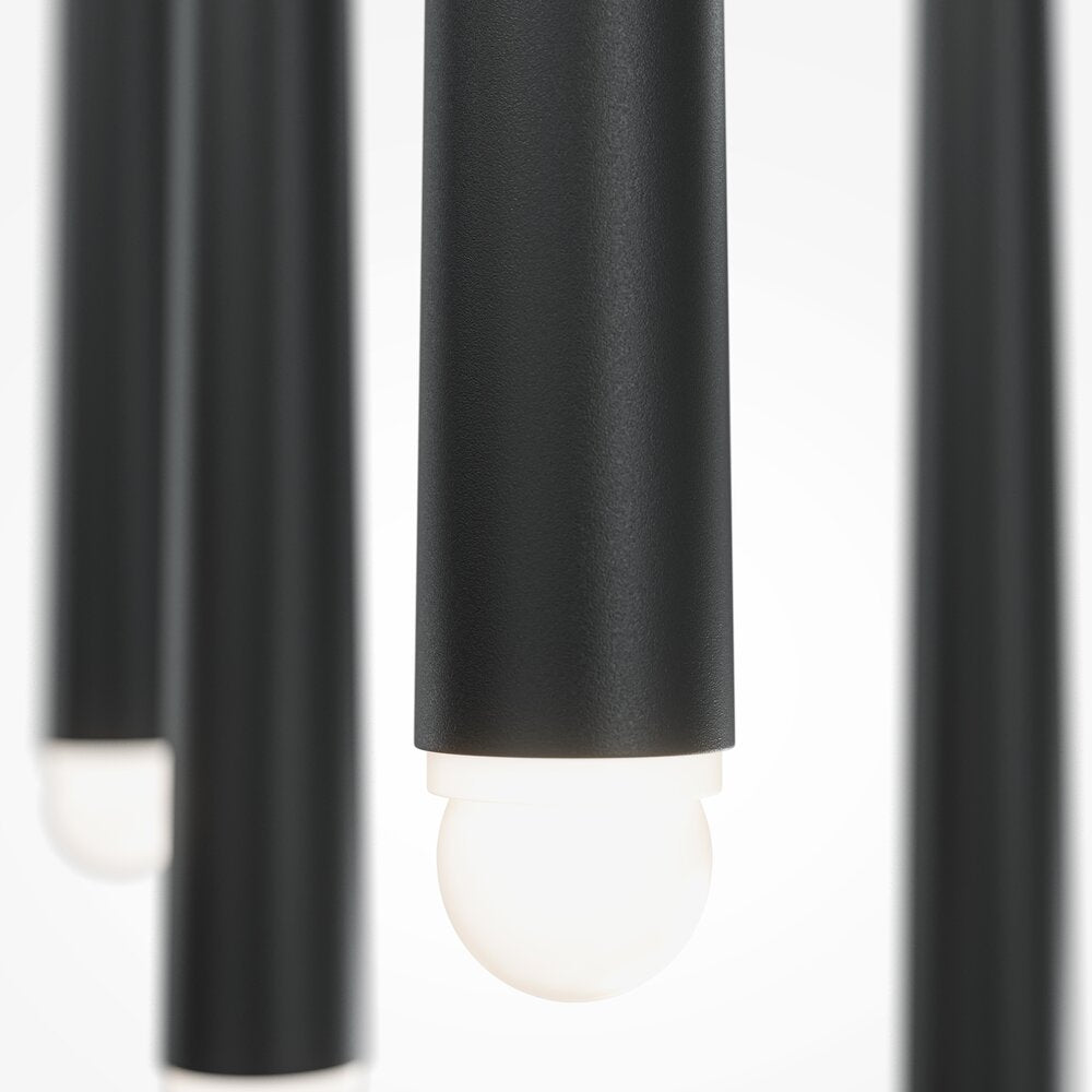 Люстра Maytoni Cascade черна LED x 5