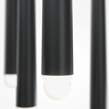Люстра Maytoni Cascade черна LED x 5