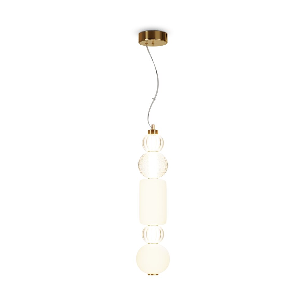 Люстра Maytoni Collar златна/златна LED 21 x 75 см