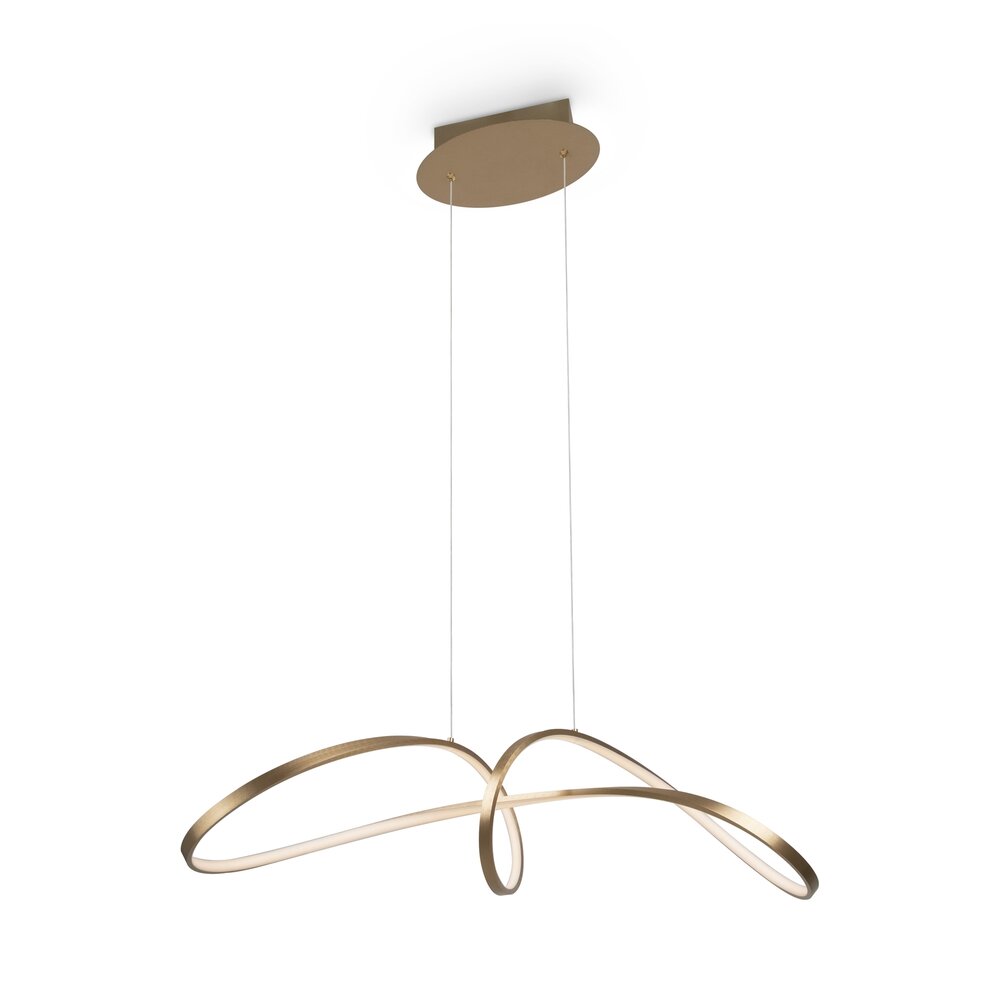 Люстра Maytoni Curve злато/злато LED