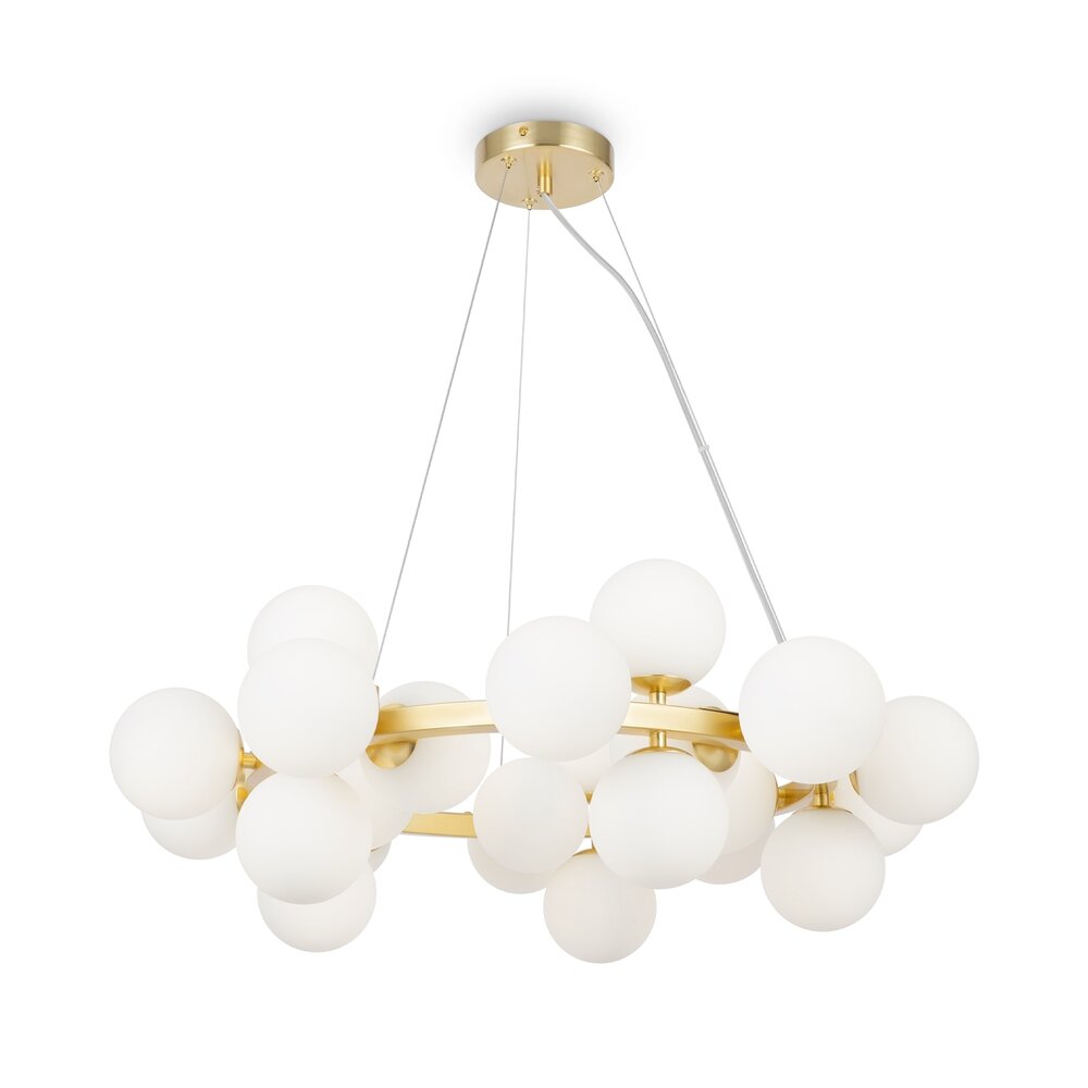 Люстра Maytoni Dallas златна/бяла 25 крушки 28.5 x 61 см