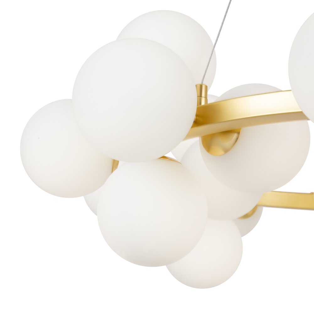 Люстра Maytoni Dallas златна/бяла 25 крушки 28.5 x 61 см