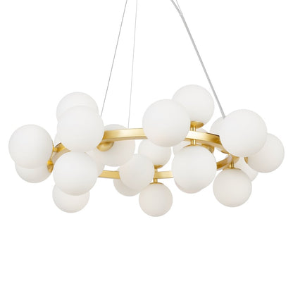 Люстра Maytoni Dallas златна/бяла 25 крушки 28.5 x 61 см