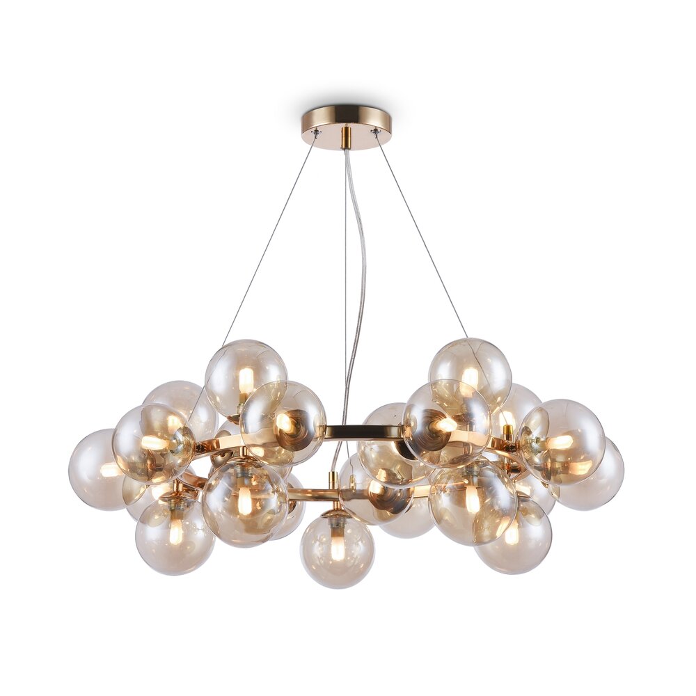 Пендул Maytoni Dallas златист/жълт 25 крушки 29.5 x 62.5 см