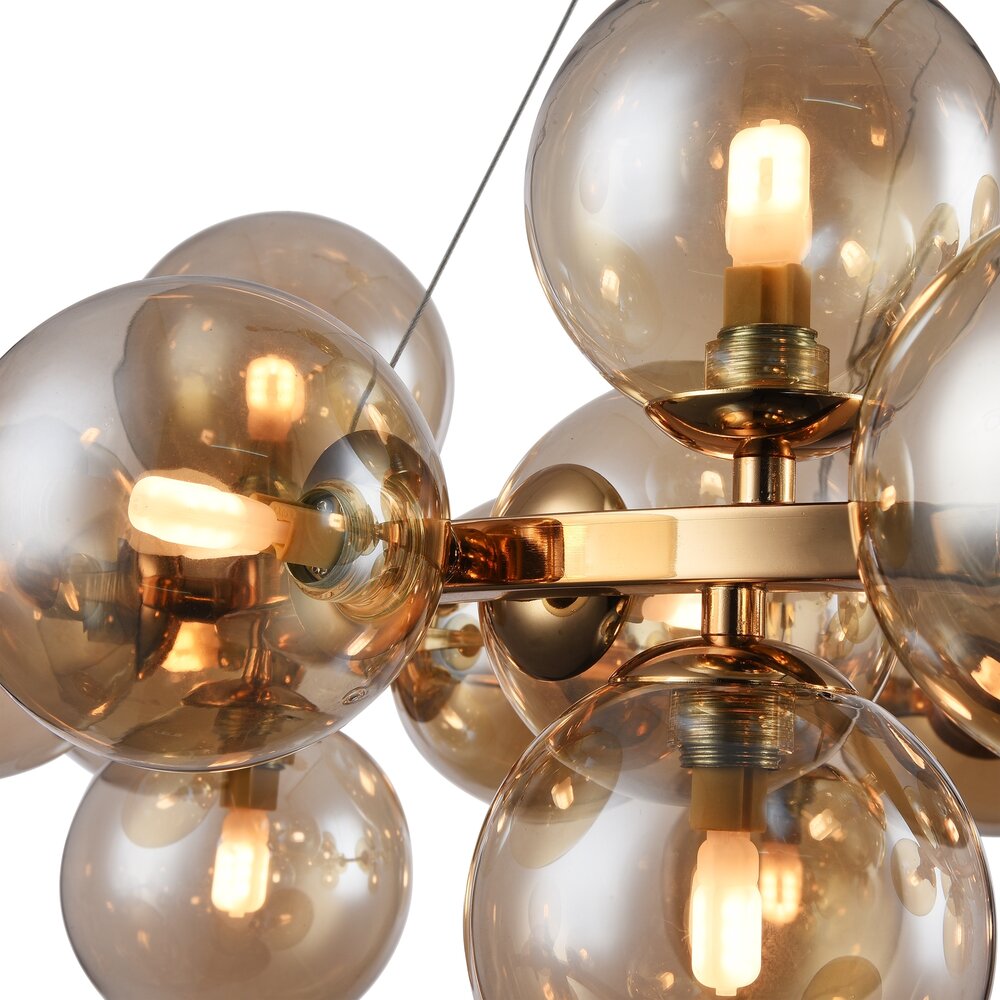 Пендул Maytoni Dallas златист/жълт 25 крушки 29.5 x 62.5 см