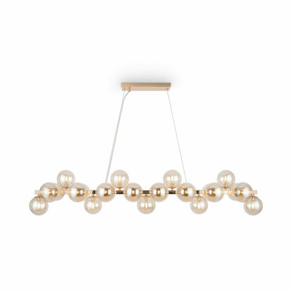 Пендел Maytoni Dallas златен/жълт 25 лампи 41.5 x 16 см