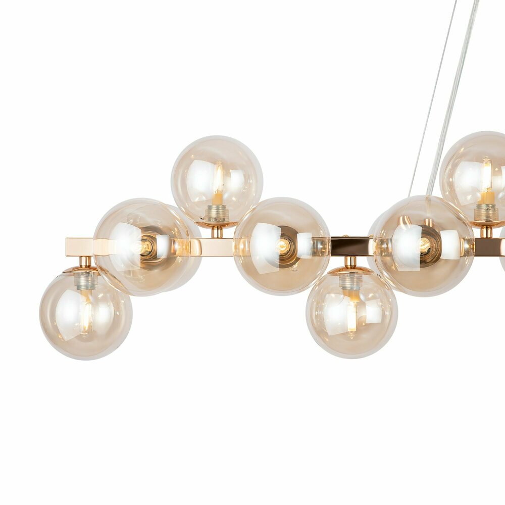 Пендел Maytoni Dallas златен/жълт 25 лампи 41.5 x 16 см
