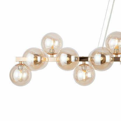 Пендел Maytoni Dallas златен/жълт 25 лампи 41.5 x 16 см