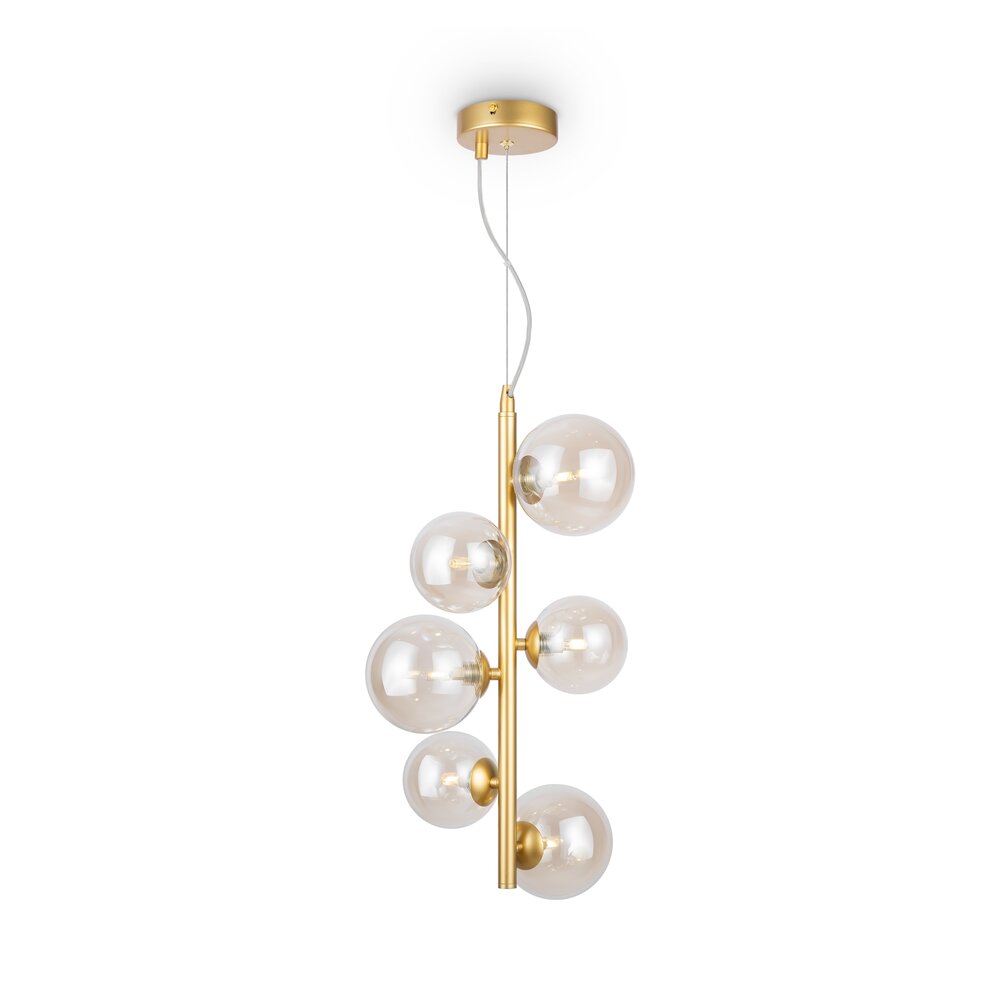 Maytoni Dallas Gold/Yellow 6 Bulbs Pendant