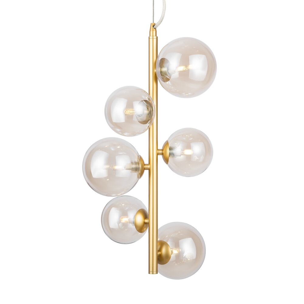 Maytoni Dallas Gold/Yellow 6 Bulbs Pendant