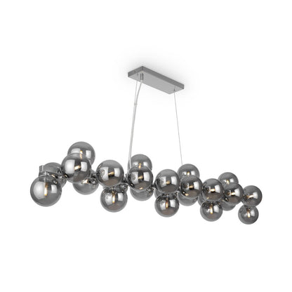 Maytoni Dallas Chrome/Grey Pendant 25 Bulbs 41.5 x 16 cm