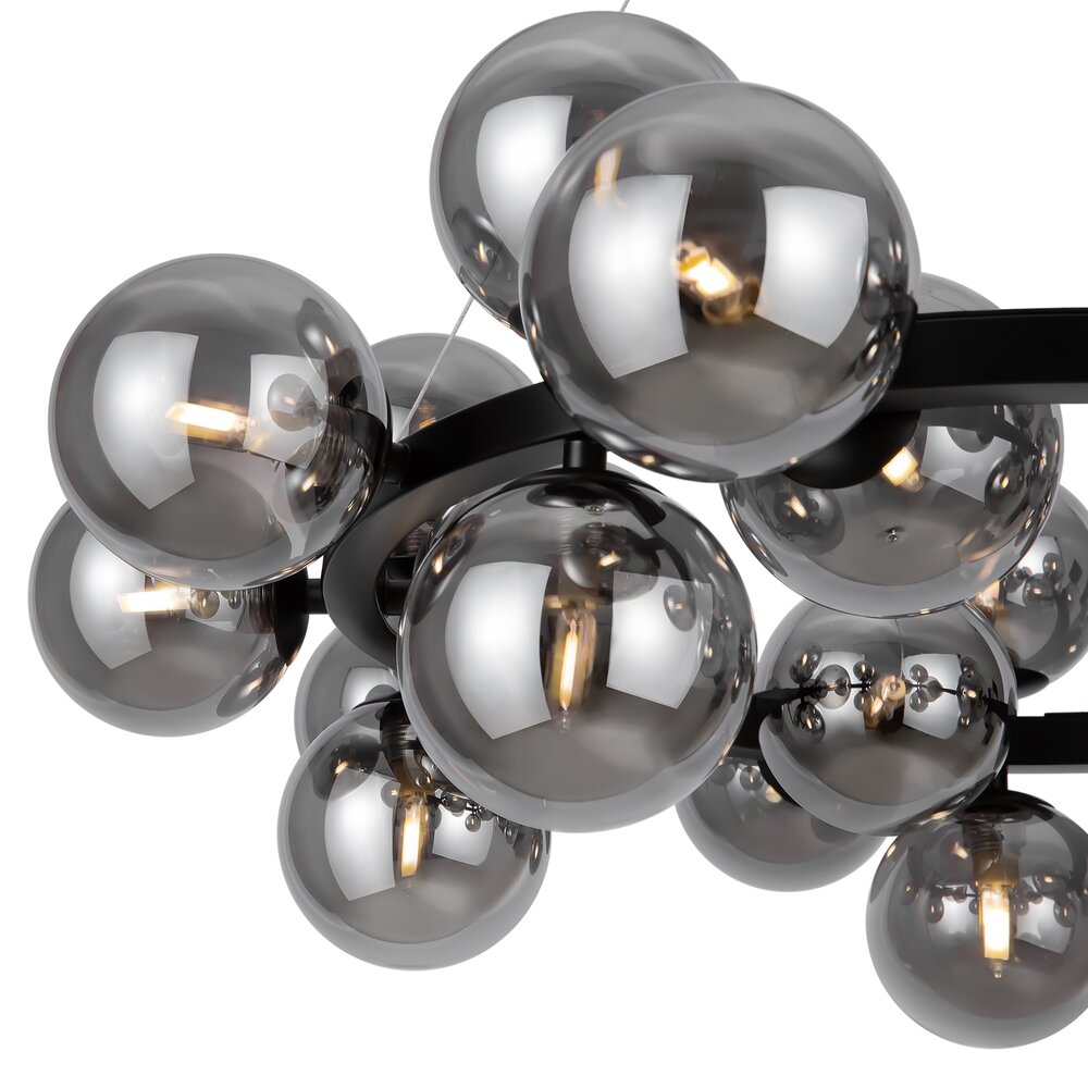 Maytoni Dallas Black/Grey 25 Bulbs Pendant