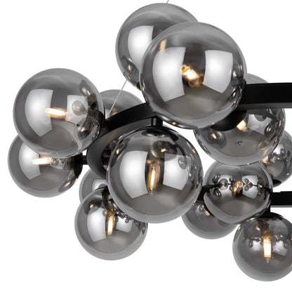 Maytoni Dallas Black/Grey 25 Bulbs Pendant