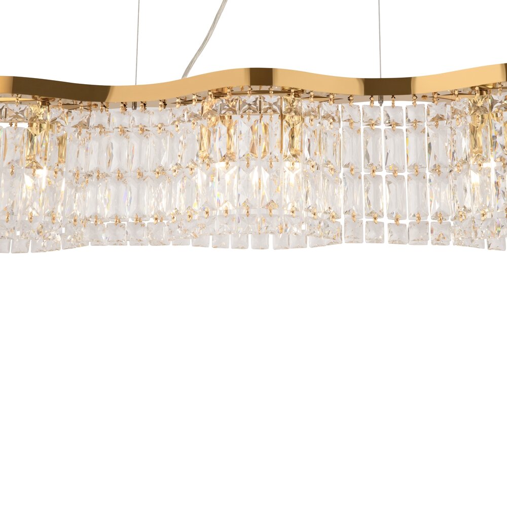 Maytoni Dune Gold Pendant 6 Bulbs