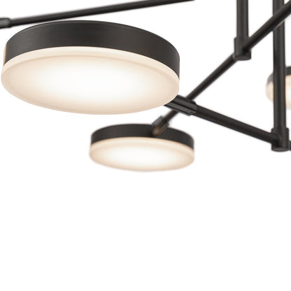 Пендел Maytoni Fad черен/черен LED x 6