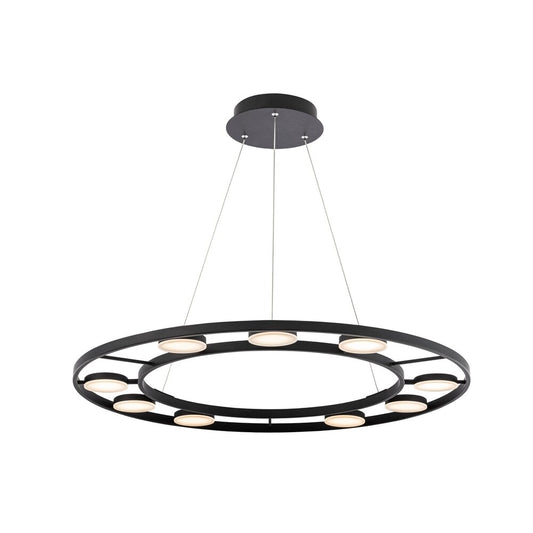 LED полилей Maytoni Fad черен/черен x 9